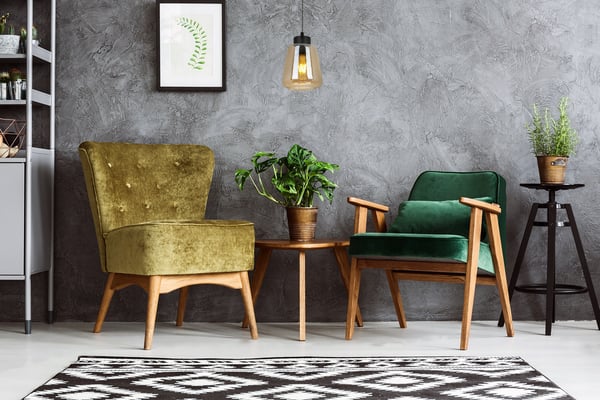 MODERNE ELEGANT HÆNGELAMPE MED GLASSKÆRM