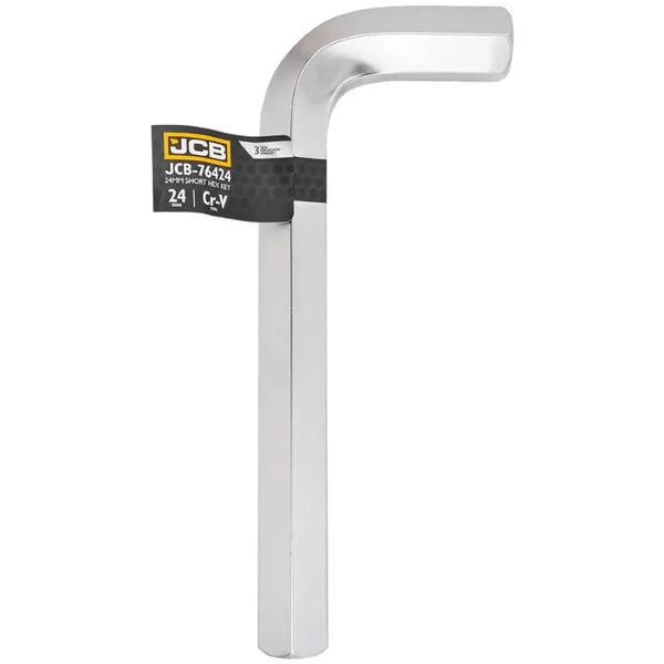 JCB Unbrakonøgle HEX CRV 24 mm 6-punkts L-type