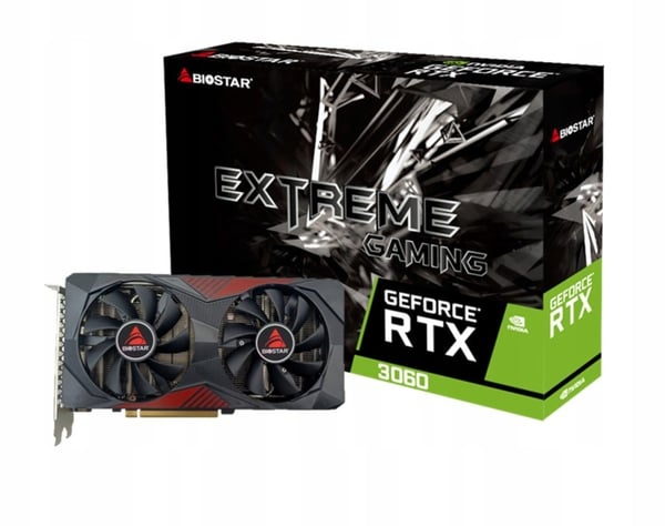 BIOSTAR RTX 3060 12GB grafikkort
