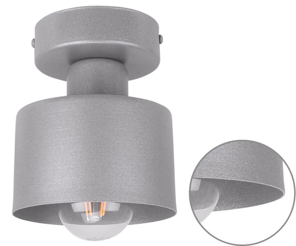HÆNGENDE LOFTSLAMPE LYKRONE METALPLAFON