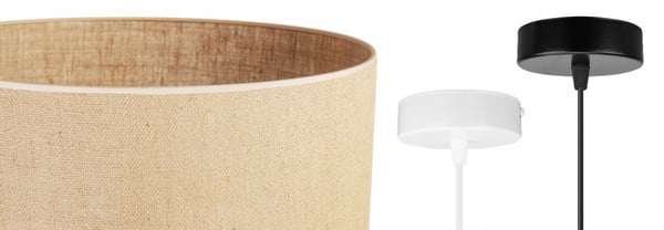 HÆNGELAMPE, LOFTKRONE, LAMPESKÆRM 45 CM
