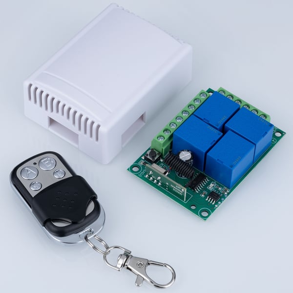 Relæmodul med 433 MHz fjernbetjening