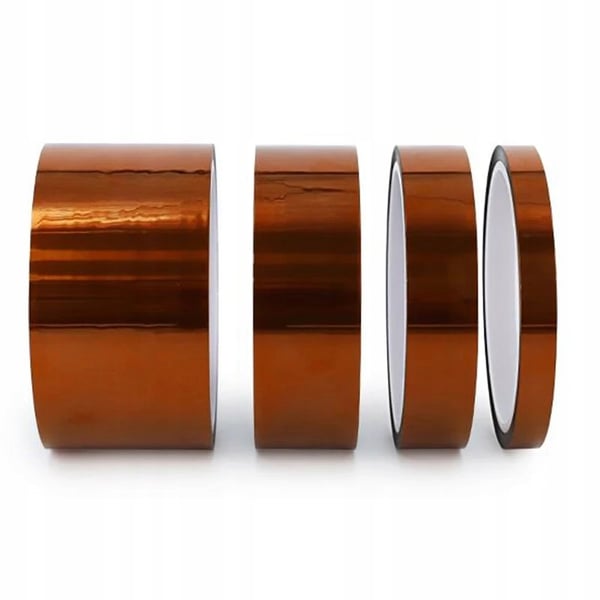Kapton tejp högtemperaturbeständig 12 mm x 30 m 2-pack