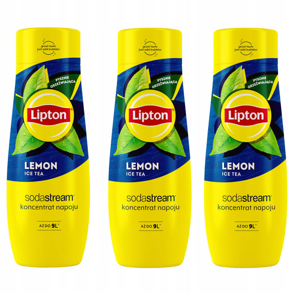 SodaStream 3x Lipton Lemon -jääteetiivistesetti