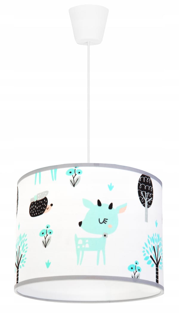 Lofthængende lampe til børn, Bambi lampeskærm