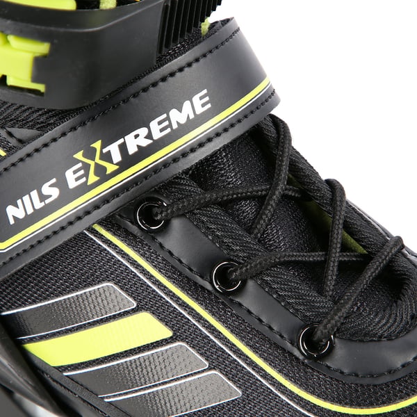 NH18191 2-i-1 BLACK-LIME RULLESKØJTER MED HOCKEY-NEDERDEL NILS EXTREME NH18191 2-i-1 BLACK-LIME RULLESKØJTER MED HOCKEY-NEDERDEL NILS EXTREME - 5907695591392