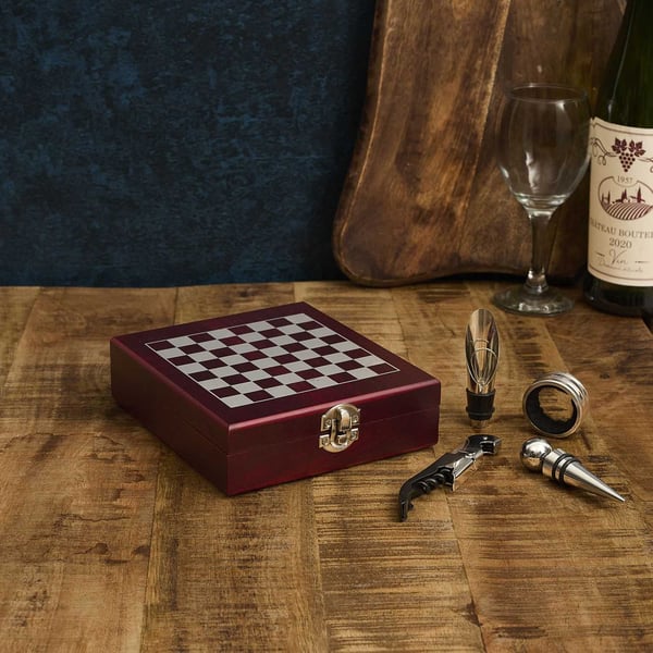 Wine&Chess vin- och schackset