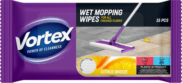 Vortex golfrengöringsdukar 15 st citrusbrisa