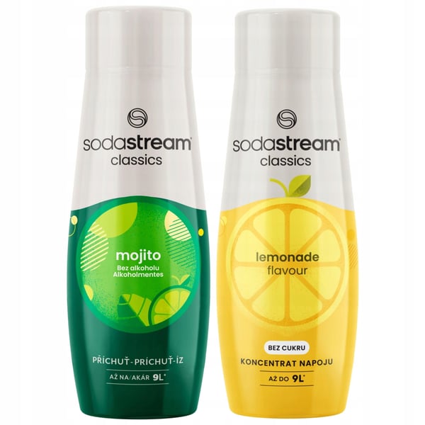 2x Siirappia Sodastream Mojito Mohito -limonadikeittimeen, MEHUA VEDELLE