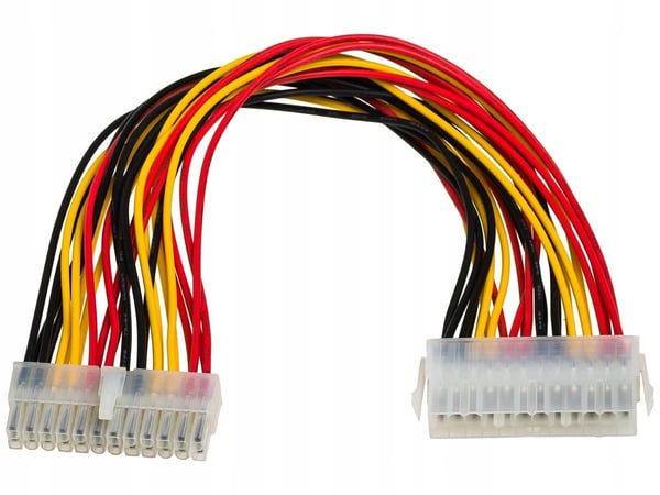 Akyga AK-CA-09 P1 ATX 24-bens (han) - ATX 24-bens (hun) adapterkabel 0,30m