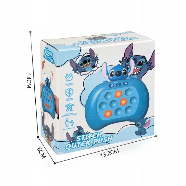 Popit anti-stress sensorisk belyst bogaspel pop it