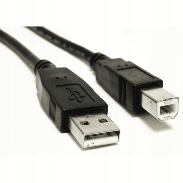 Lanberg AM-BM USB 2.0 Kabel 5m Sort