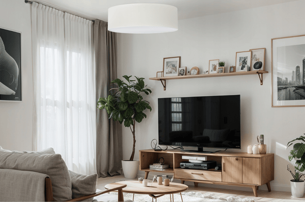 GAJA PLEXI TAKLAMPA CRÈME 50CM E27