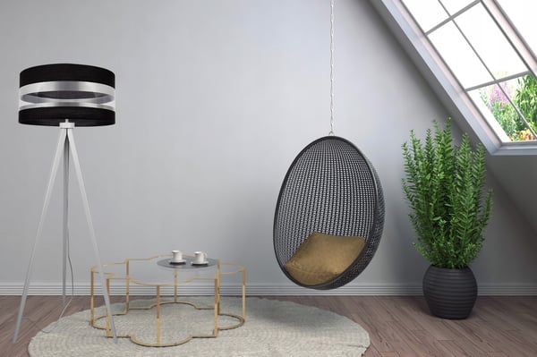 MODERNE TRIPOD GULVLAMPE MED KROM LED-SKÆRM