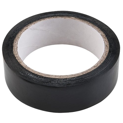 ISOLERINGSTAPE 50MM/10M SORT - T 24B113