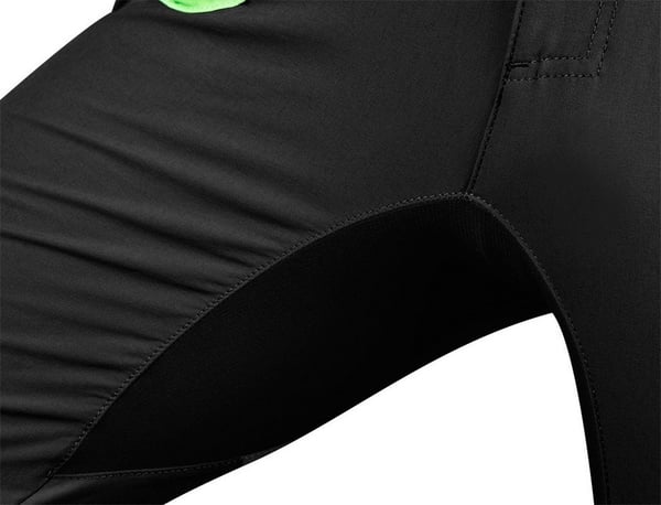 PREMIUM 4-VEJS STRETCH SORTE SHORTS STØRRELSE XXL - T N81-277-XX