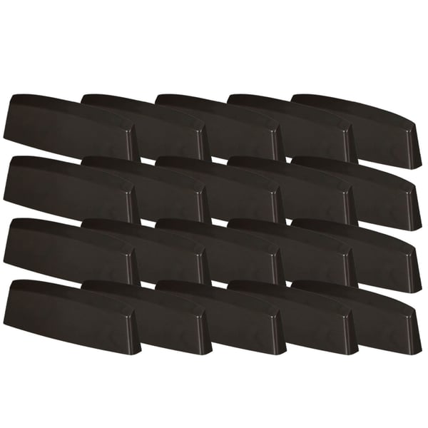 Viemäröintisuojus PVC-ikkunoille, kansi, ruskea, 36 mm, 20 kpl:n sarja