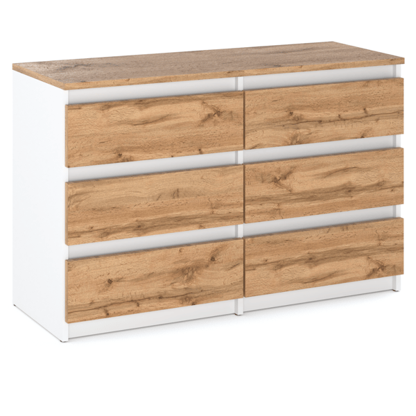 Wotan White Oak Lipasto 100 CM TV Kaappi Senkki Vaatekaappi Olohuone