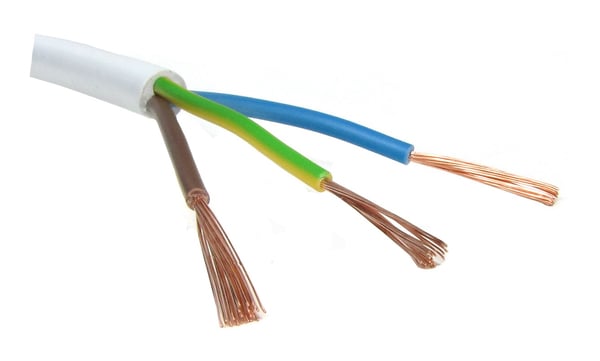 KOTELOKAAPELI H03VV-F OMY 3X0.75 VALKOINEN 300V - 100.0 MB - E113CC-YY001