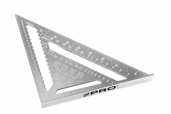 SNICKERIVINKEL I ALUMINIUM MED BAS 300 MM - 100-E1-906
