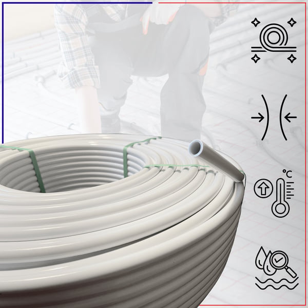 PEX-putki 16 mm lattialämmitykseen - PEX/Al/PE 16/2 - Osta metritavarana