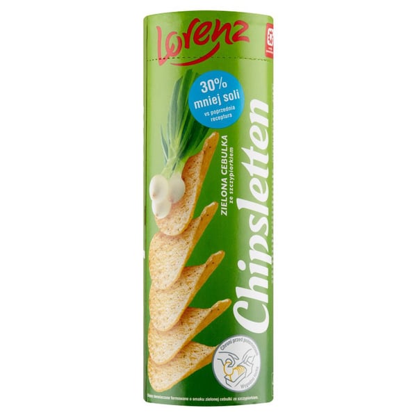 Chipsletten Perunalastut vihreällä sipulilla ja ruohosipulilla 100 g Chipsletten Perunalastut vihreällä sipulilla ja ruohosipulilla 100 g