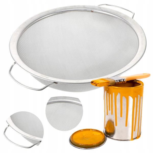 Rosfix sølvfarvet metalsi, diameter 290 mm