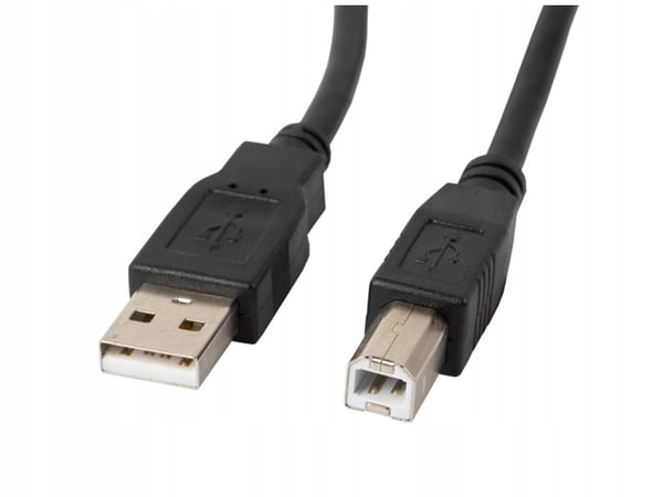 Lanberg AM-BM USB 2.0 Kabel 5m Sort