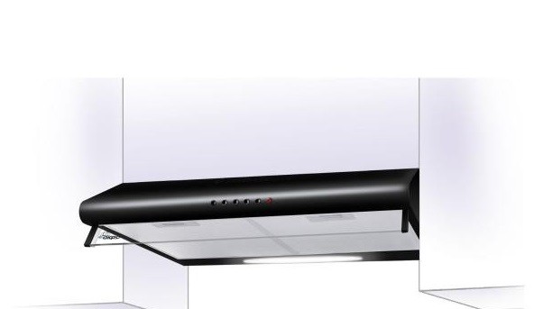 AKPO WK-7 P 3050 SORT hætte