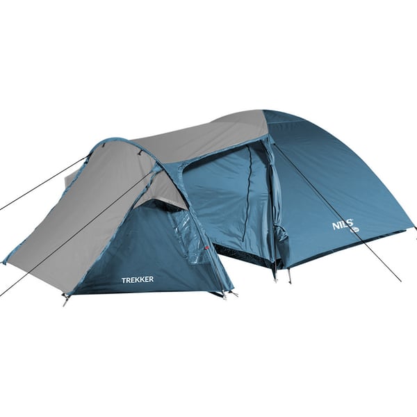 NC6012 sinisen-harmaa teltta leirintä trekker Nils Camp