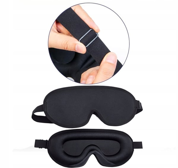 3D-unimaski, 99 % pimennys, säädettävä