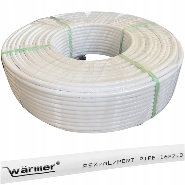 PEX-putki 16 mm lattialämmitykseen - PEX/Al/PE 16/2 - Osta metritavarana