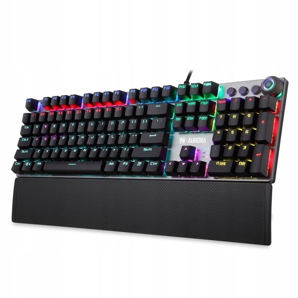 iBOX Aurora K-4 Gaming-tastatur med ledning, mekanisk, baggrundsbelyst
