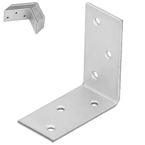 Kotarbau® Kirvesmiehen kulmaliitin ruostumatonta terästä sinkittyä 50 x 50 x 25 mm 12 kpl:n sarja