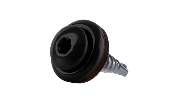 Landmandsskruer GTF02P Panhoved 4,8x20mm RAL 9005