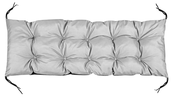 Havepude 120x40 cm vandtæt til pallebænk lysegrå