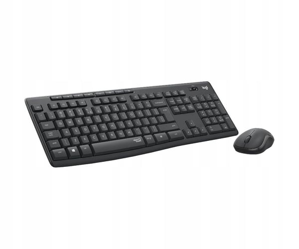 Trådløst tastatur + musesæt Logitech MK295 Silent Wireless Combo grafit