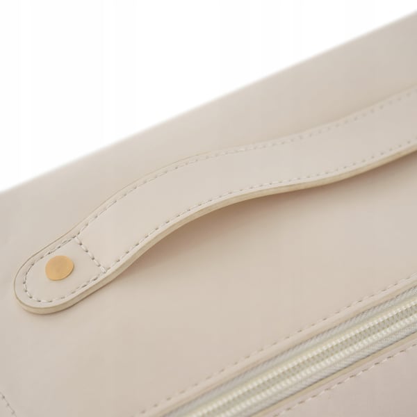BKP-06 stor rektangulär sminkväska beige Mellow