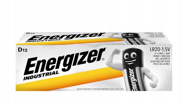 Energizer Alkaline Power D / LR20 -alkaliparisto - 2 kpl (läpipainopakkaus)