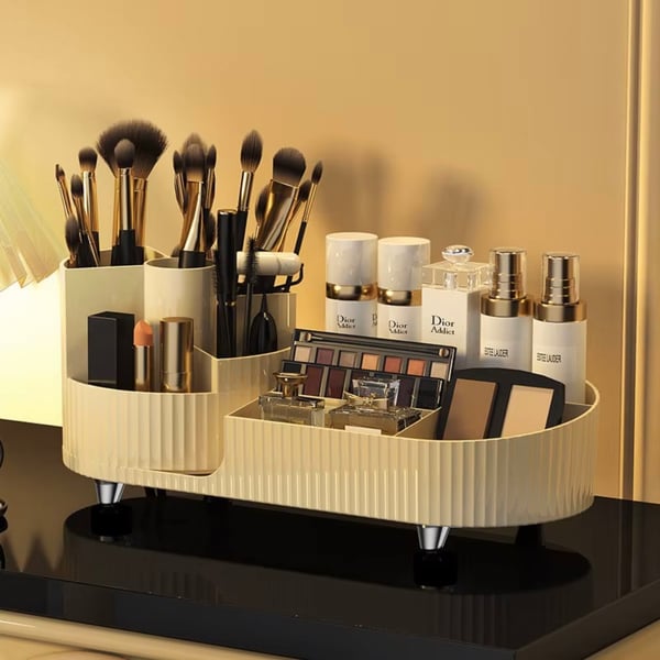 Organizerbeholder roterende æske til pensler, kosmetik, kontor, elegant