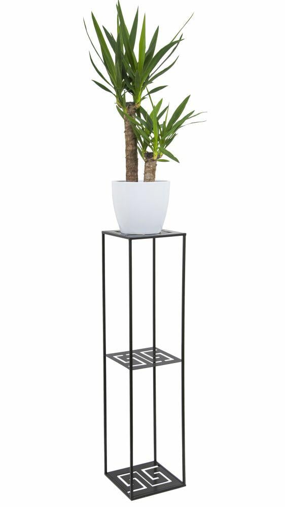 Moderni seisova kukkateline 100 cm musta