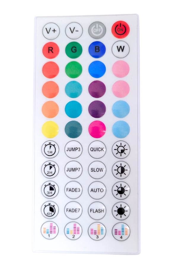 RGB LED-strip 5 m 150 LED neonlys musikcontroller fjernbetjeningsapp