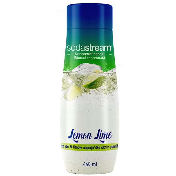 4 SodaStream-tiivisteen setti: Cola+Energy+Limonade+Sitruuna-Lime