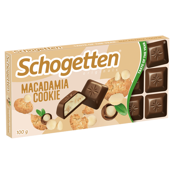 Schogetten Suklaa kermalla ja macadamia-kekseillä 100 g