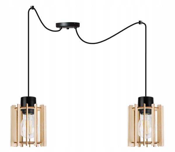 MODERNI PUINEN LED-KATTOVALAISIN