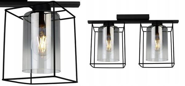 MODERN ELEGANT GLAS HÄNGLAMPA