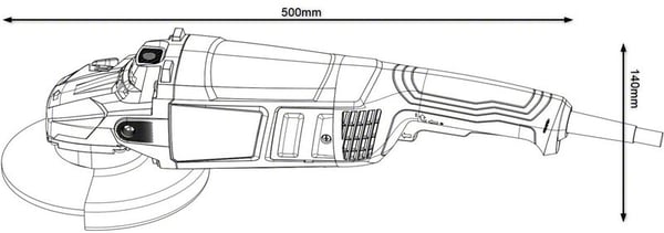 Vinkelsliber 230 mm GWS 2200 W - B 6018C1320