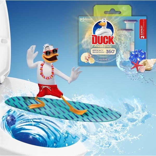 Duck Fresh Discs Marine toalettgeldisk 72ml 2x36ml