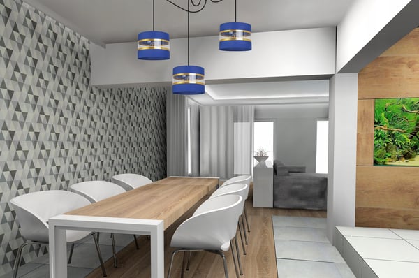 Loftshængende lampe lysekrone lampeskærm moderne