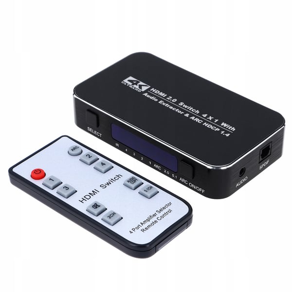 SWITCH HDMI 2.0 4x1 SWITCH UHD 4K HDCP HDR